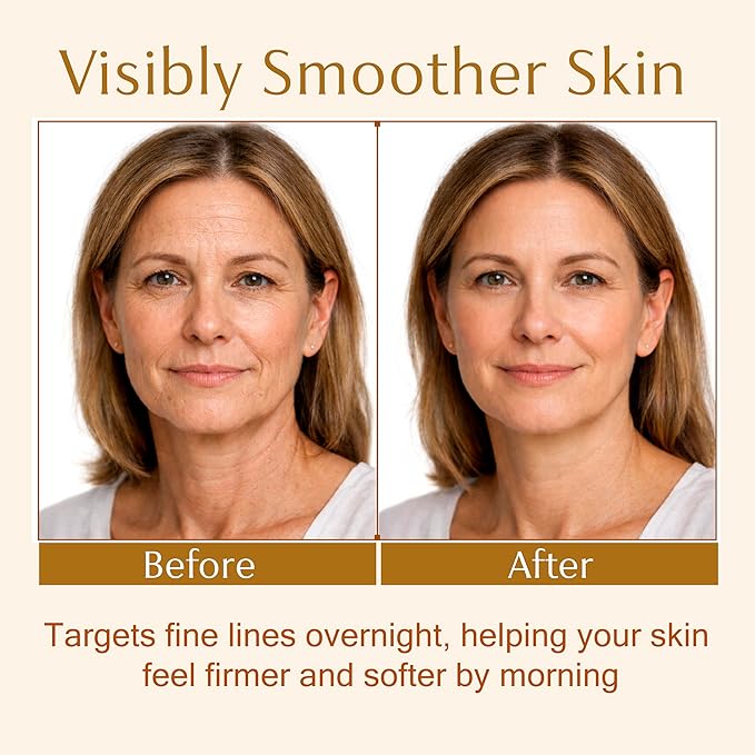Wrinkle Repair Face Moisturizer, Anti-Aging Face cream with Collagen & Hyaluronic Acid, Retinol Cream for Face, Moisturizer for Dry & Aging Skin, Neck Tightening & Skin Firming Cream for Women & Men