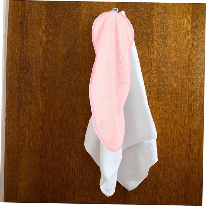 GALPADA 5pcs Portable Face Towels Coral Makeup Remover Cloths for Camping and Travel Soft and Facial Washing Towels for Comfortable Cleansing