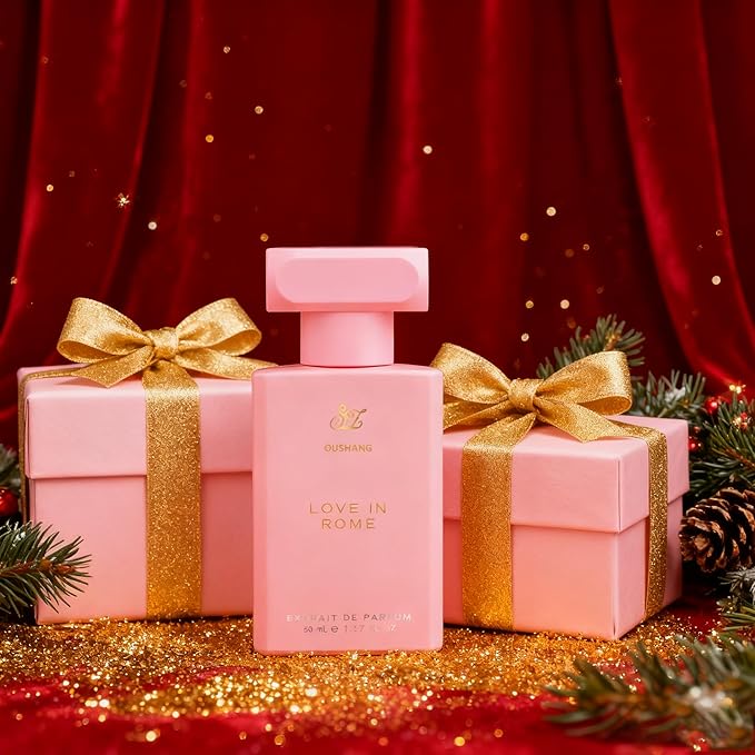 Love in Rome Perfume for Women and Men, Vanilla Fruity Woody Scent, Elegant Romantic Fragrance, Long Lasting 8+ Hours Extrait de Parfum