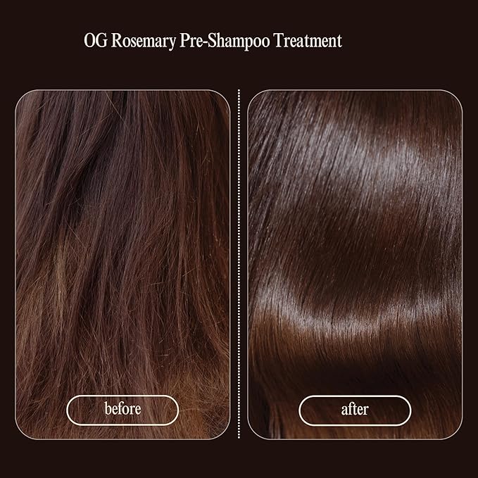 OG Pre-Shampoo Treatment for Dry and Damaged Hair, 8 oz, Deep Hydration Formula with Vitamins, Strengthens Hair Follicles