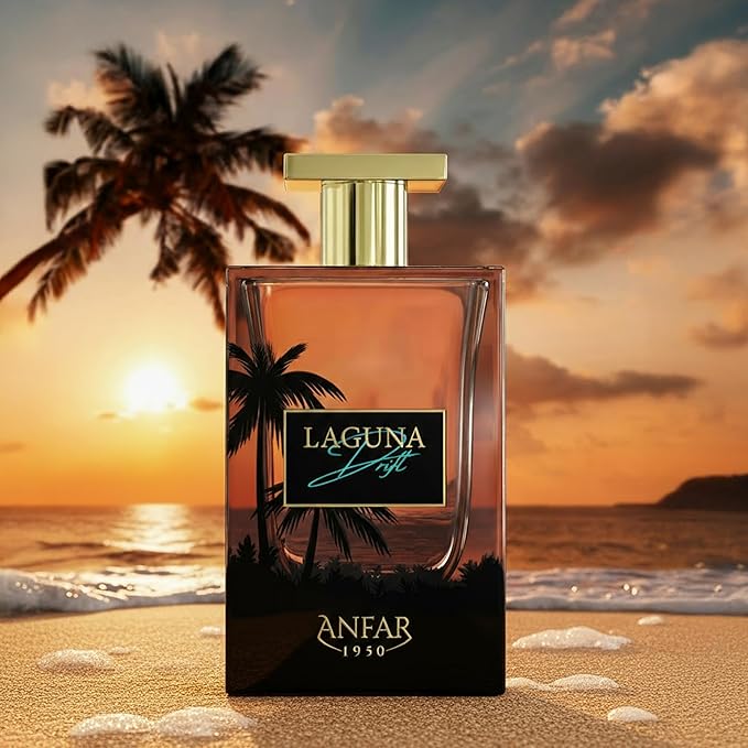 Anfar Laguna Drift - Perfume for Women and Men - Citrus Aromatic Woody Scent - Opens with Notes of Yuzu, Neroli, Rosemary, and Thyme - 2.7 oz