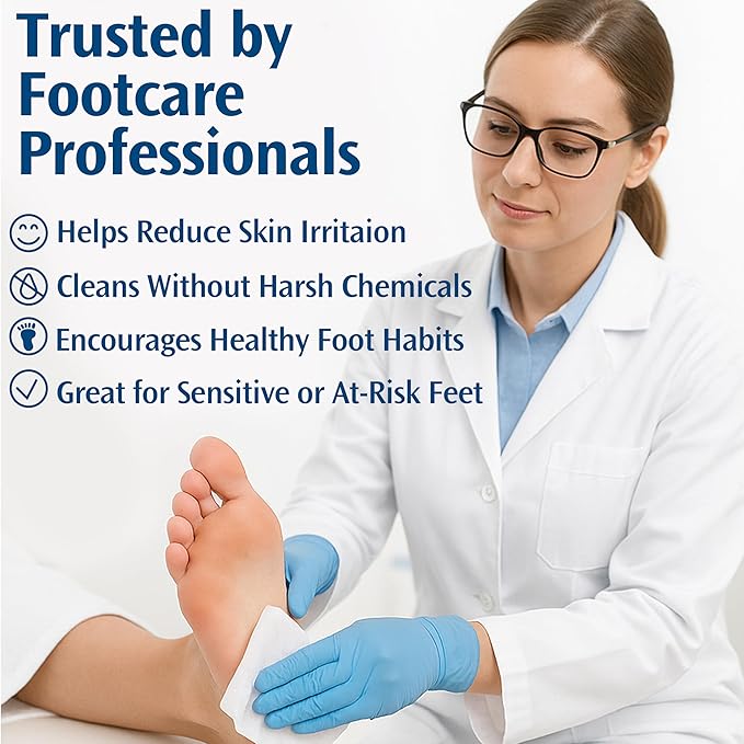 PediFix Tea Tree Ultimates Foot Wipes – Natural Deodorizing & Cleansing with Tea Tree Oil, Peppermint & Aloe Vera for Odor & Sweat Relief