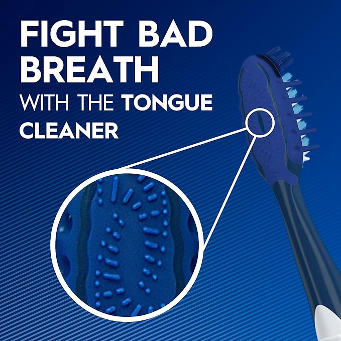 Oral-B Pro Clean Cross Action Toothbrushes, Deep Plaque Removal, 6 Count