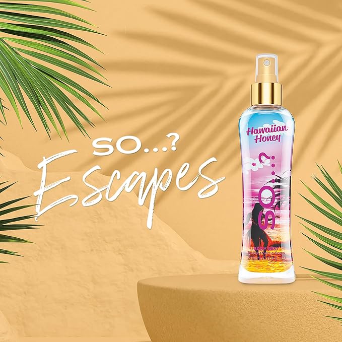 Hawaiian Honey Body Mist by So…? for Women - 6.9 oz Body Mist - Pack of 3