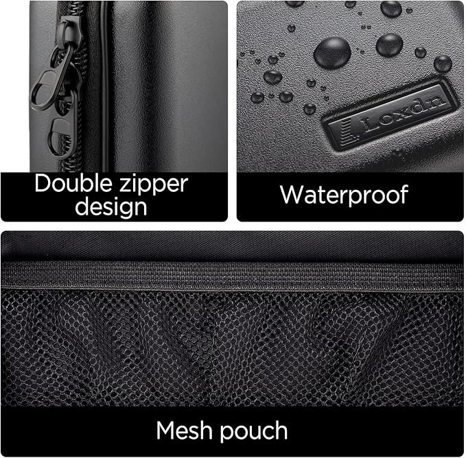 EVA Hard Case for Meridian/MANSPOT Shaver Groin & Body Hair Trimmer - Men's Grooming Organizer Storage Bag for Electric Razor and Accessories - Case Only (Green)