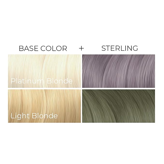 ARCTIC FOX Vegan and Cruelty-Free Semi-Permanent Hair Color Dye (8 Fl. Ounces, Sterling)