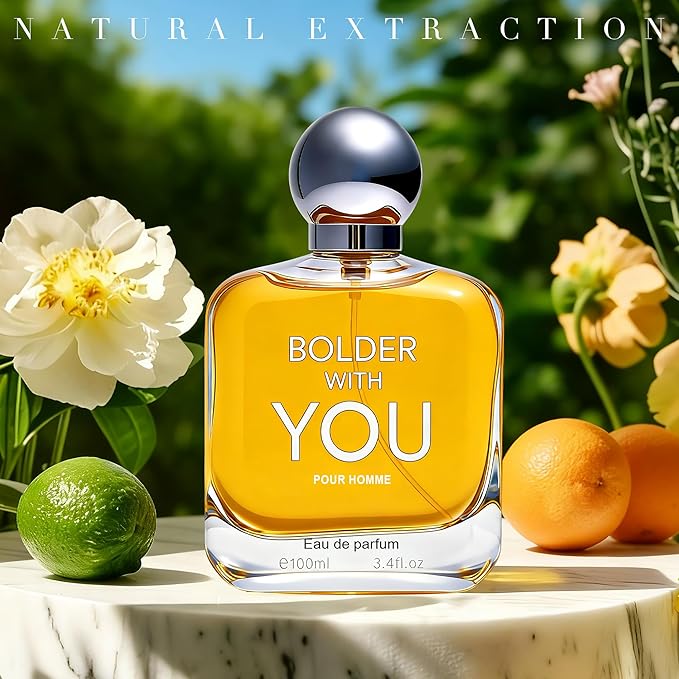 Men’s Eau de Parfum for Men, Sweet Woody Cologne with Chestnut, Candied Apple & Vanilla Notes, Long Lasting Modern Masculine Fragrance, Natural Spray, Pheromone Parfum
