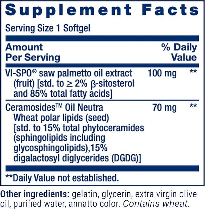 Life Extension Hair Growth for Women, hair growth supplement, fullness and density, Ceramosides™, VI-SPO®, non-GMO, 1-daily, gluten-free, 30 softgels