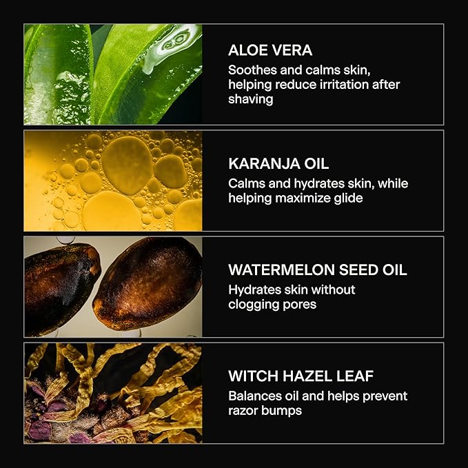Caldera + Lab The Smooth Certified, Vegan, Exfoliating & Organic Shaving Elixir with Antioxidant Botanicals