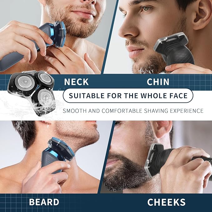 2 Pack SH71/50 Shaving Heads Compatible with Phili*s Shavers Series S5000 (S5XXX),S7000 (S7XXX) (BLACK)