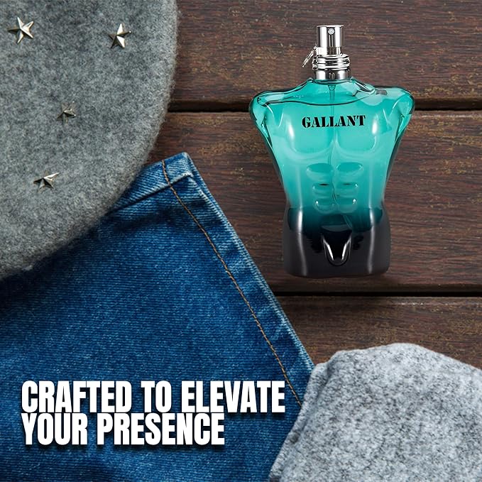 Men’s Cologne Gallant Original Natural Spray Eau De Toilette,Long-Lasting Scent Perfume for Men Elegant Bottle - Great Holiday Gift, 3.4 Fl Oz/100 Ml