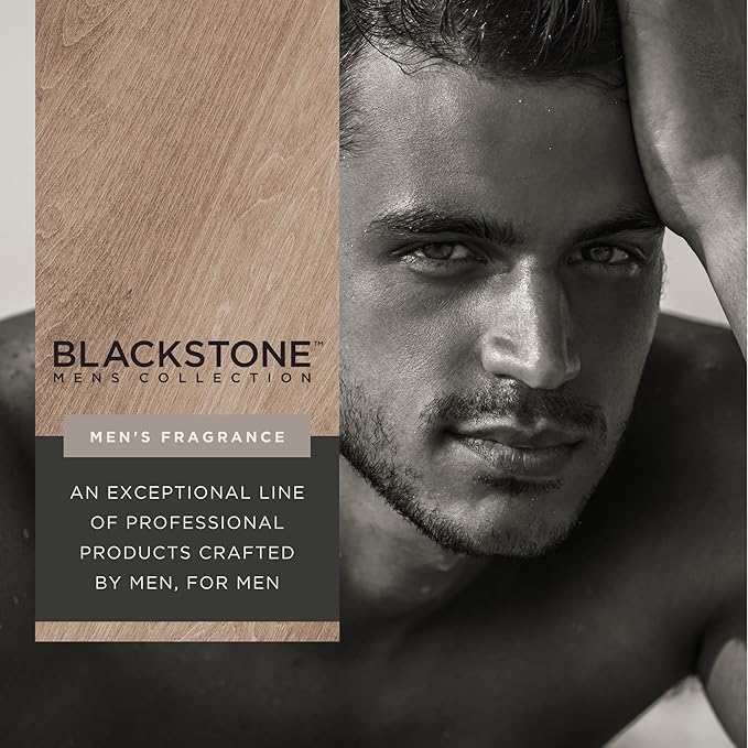 Blackstone Mens Collection Eau de Toilette – Sea & Surf | Men’s Fragrance, Fresh & Long-Lasting Cologne with Mandarin, Sea Salt, Oakwood & Sage | Everyday Fragrance, Travel Size (3.4 Fl Oz)