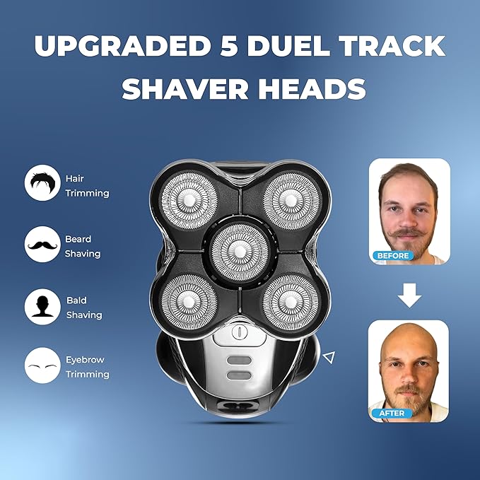 Pro Head Shaver Replacement Blades Compatible with Remington Balder Pro Head Shaver Model XR7000, Precision Electric Shaving for Bald Men (Pack 1)