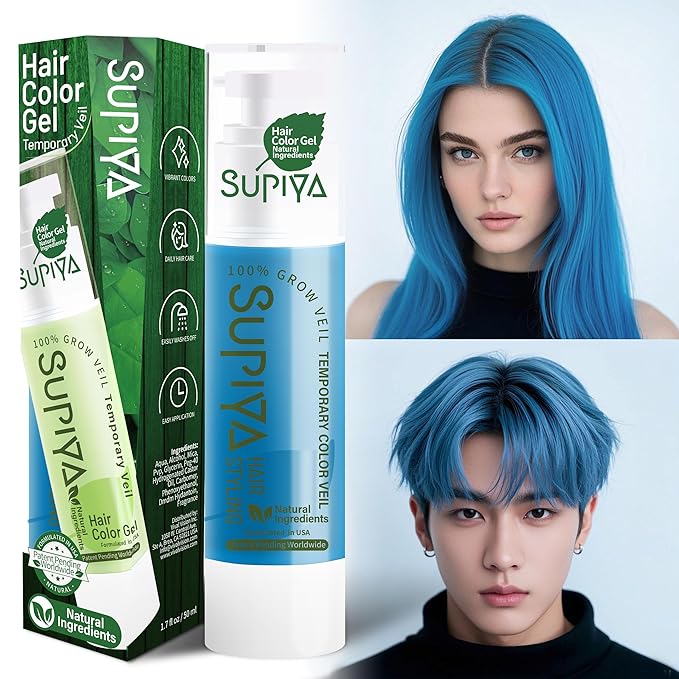 Temporary Hair Color - Washable Hair Wax for Men and Women, All-Day Hold Disposable Hair Wax for Party, Cosplay & Daily (Celestial Color #10)