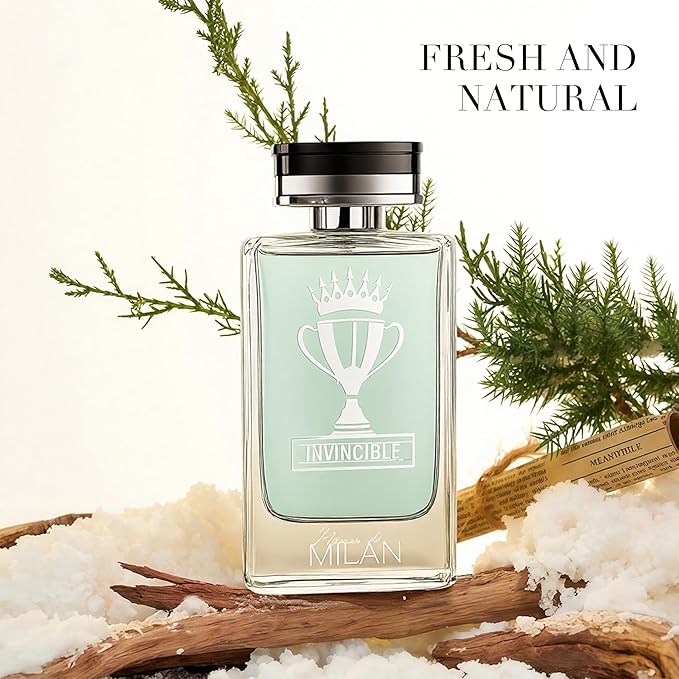 INVINCIBLE, Men's Cologne Gift, Long Lasting EDP Fresh Scent, Perfume with Award-Winning Style, Daily Fragrance for Men, 3.4 Fl Oz
