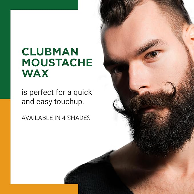 Clubman Moustache Wax Neutral 0.50 oz