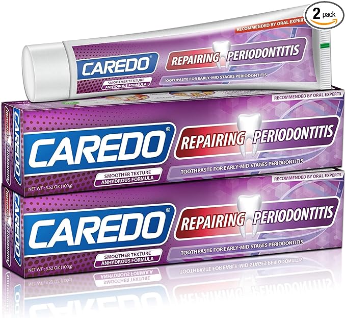 Gum Toothpaste for Periodontitis, Gum Repair for Receding Gums, Gum Disease & Gingivitis Treatment, Periodontal Disease Treatment for Gum Health, Gum Disease Repair Bad Breath Toothpaste 2 Pack