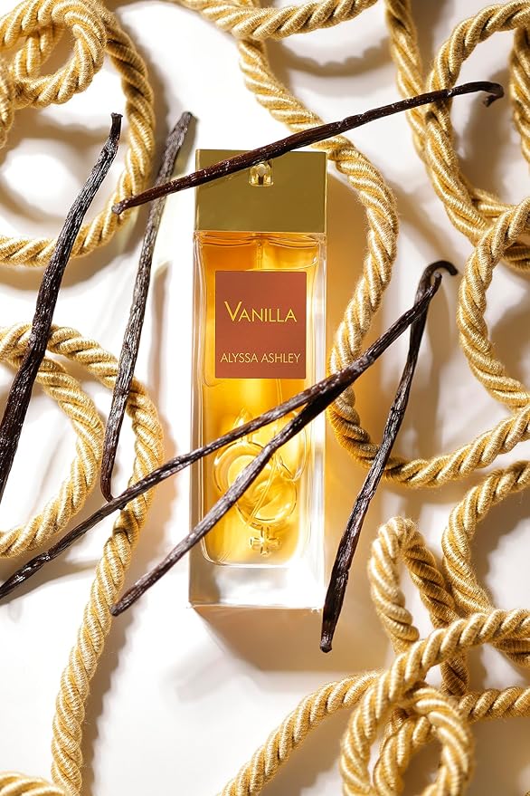Alyssa Ashley Vanilla - Vanilla Perfume for Women with Caramel and Musk - Elegant Perfumes for Women -Fragrances for Romatic Moments - 3.4 oz