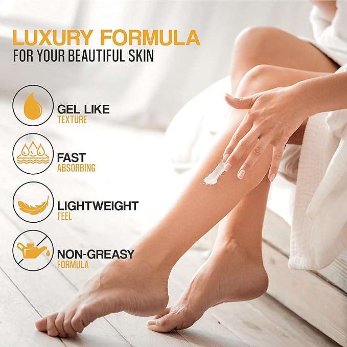 After Sun Lotion | Sunburn Relief | Aloe Vera & Vitamin E Cream | Body Lotion & Face Moisturizer | Lotion for Dry Skin | Itchy Skin Relief | Moisturizer Face Cream | 8 oz