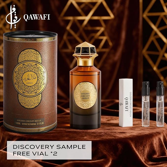 Golden Circlet-Reign Long Lasting Perfume For Men –Leather, Spicy Wood, Fresh Air - Enjoy An All-Day Fragrance Experience,Spray 100 Ml | 3.4 Fl. Oz