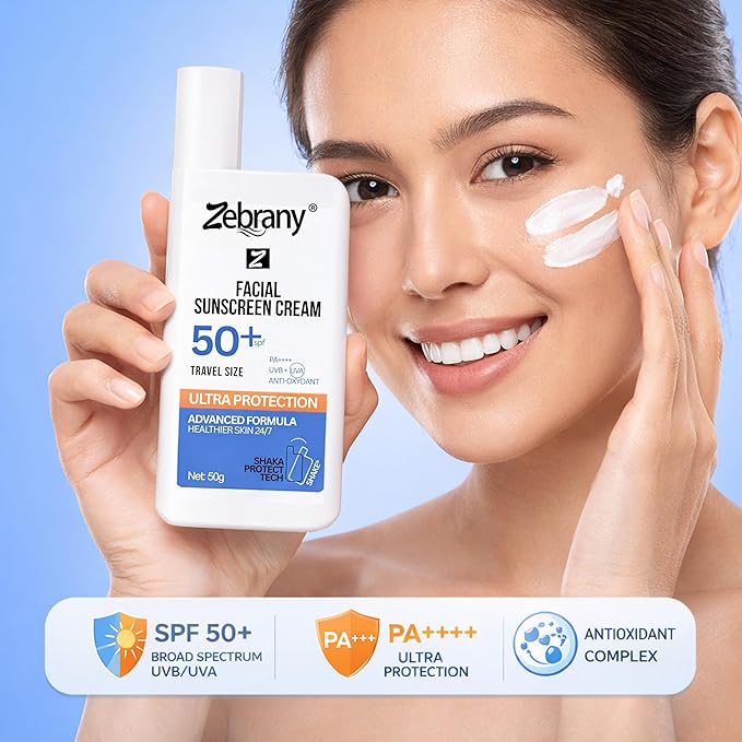 Facial Sunscreen, Oily & Acne-Prone Skin - SPF Moisturizer Face, No White Cast, Superior Sun Defense with a Clean Lightweight Feel, Mineral-Based with Zinc Oxide for Men & Women Daily Skincare.