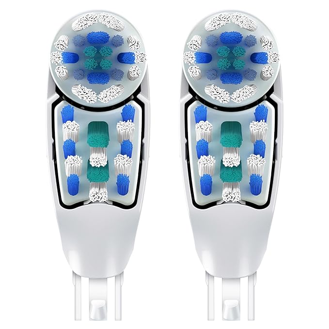 Oral-B Deep Clean Battery Powered Toothbrush Replacement Brush Heads Refill, Soft, 2 Count