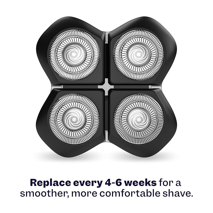 Freebird Official Replacement Blades for Flexseries Pro Head Shaver Kit - Refill Blades - High-Performance Blades for Smooth Shaving