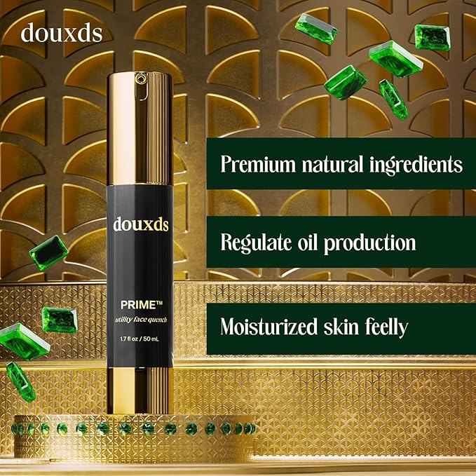 douxds PRIME™ Vitamin Quench Face Cream, Hydrating Face Cream Smooth Skin, Radiant Glow in Men's Skincare, Smooth Skin Repair, Contains Aloe Vera, Face Moisturizer