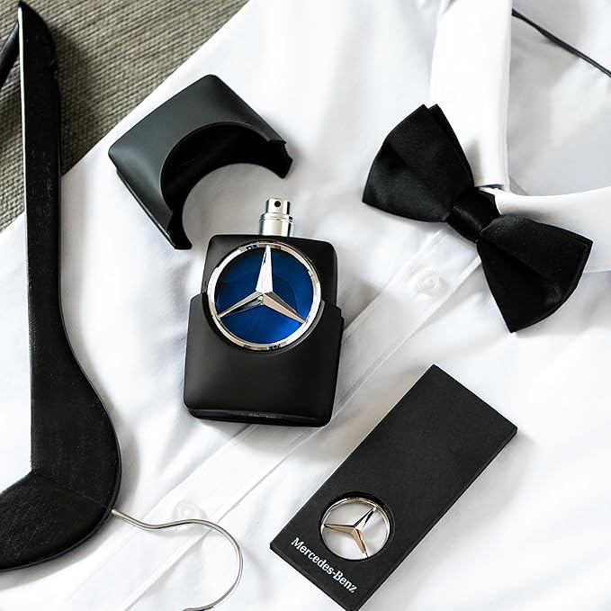 Mercedes Benz Sign Giftset - Mens Cologne Set - Shower Gel Body Wash and Perfume for Men - Cologne for Men - Pear, Cedar, Oakmoss Fragrances - 3 Pc