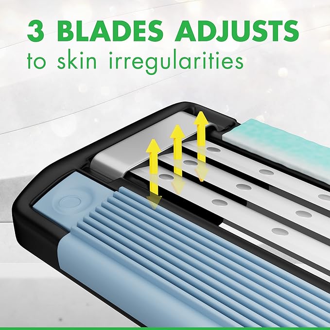 Gillette Mach3 Sensitive Razors for Men, Men’s Disposable Razors, Pivoting Head for Close and Comfortable Shave, 7 Count