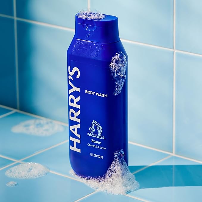 Harry's Men's Body Wash Shower Gel - Stone, 16 Fl Oz (Pack of 3)