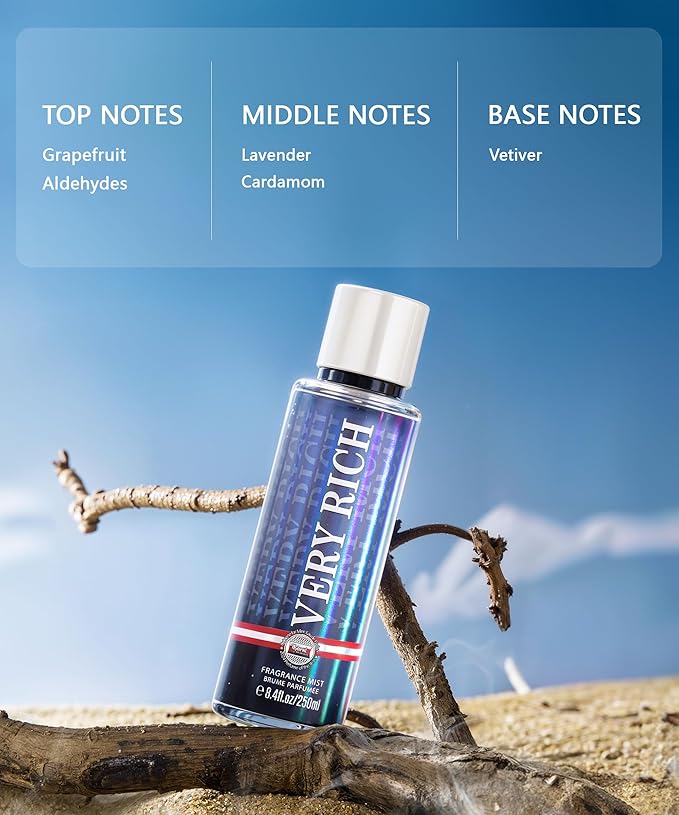 Hybrid & Company Very Rich Men Body Fragrance Spray Mist 250Ml