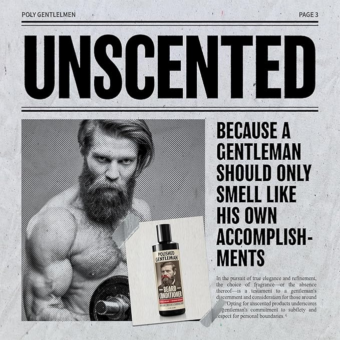 Men’s Beard Conditioner with Tea Tree Oil – Concentrated Rinse-Out Formula for Softer, Fuller-Looking Beards & Healthy Facial Hair, 4 oz