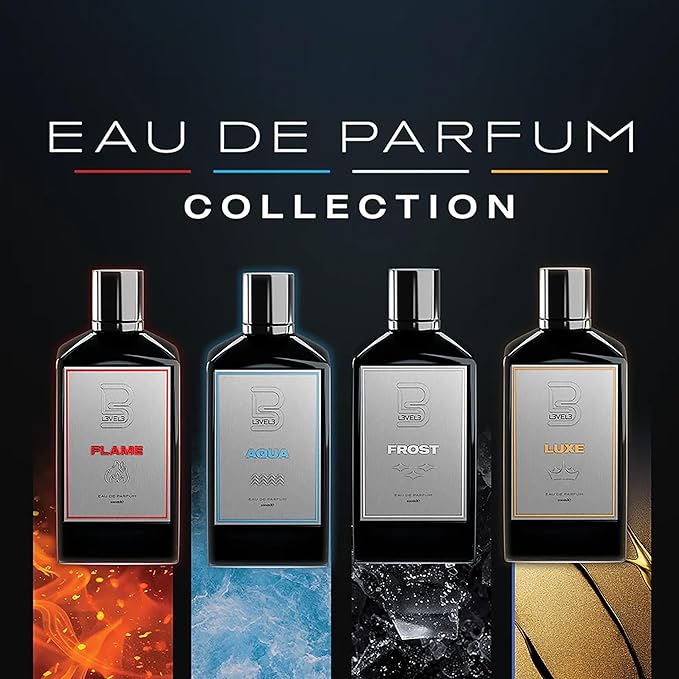 L3 Level 3 Eau de Parfum Cologne for Men - Long Lasting EDP - Bergamot, Earthy, Rose Notes - 3.38 fl oz (Luxe)