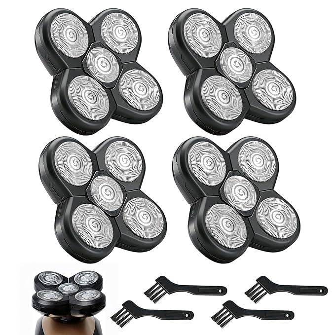 Shaver Replacement Blades Refills Compatible with Freebird Head Shaver for Bald Men (Black04)