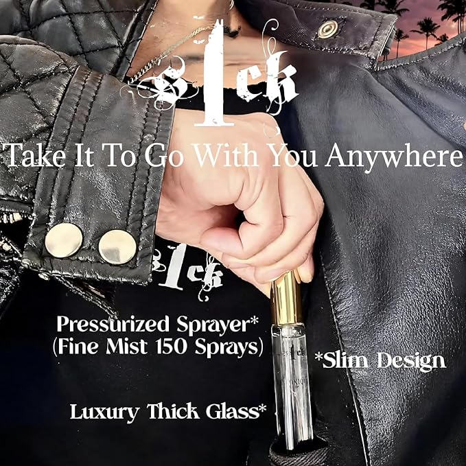 S1CK - Le Toxique Pheromone-Infused Cologne for Men Raw Pheromone Cologne Attraction Lasting Spray USA-Made Bold Strength Scent for Him