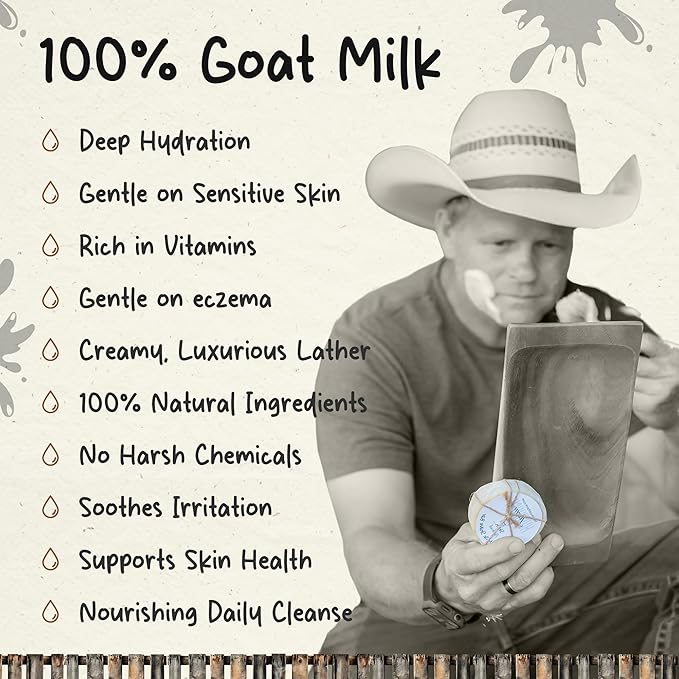 HushHush Farms Shaving Soap for Men | Handmade with Goat Milk, Olive Oil & Cocoa Butter | Plastic-Free & Moisturizing Shave Soaps | Pack of 3 (Patchouli, Tea Tree, Lavender Mint)