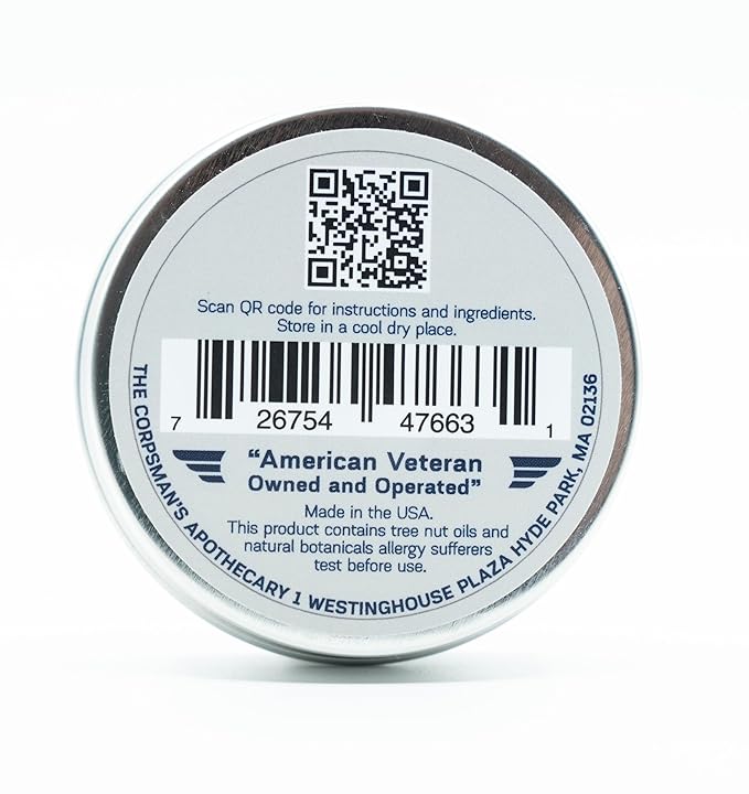 Corpsman's MUSTACHE WAX | Beeswax-based | Four Different Scents | 1 ounce (Coronado)