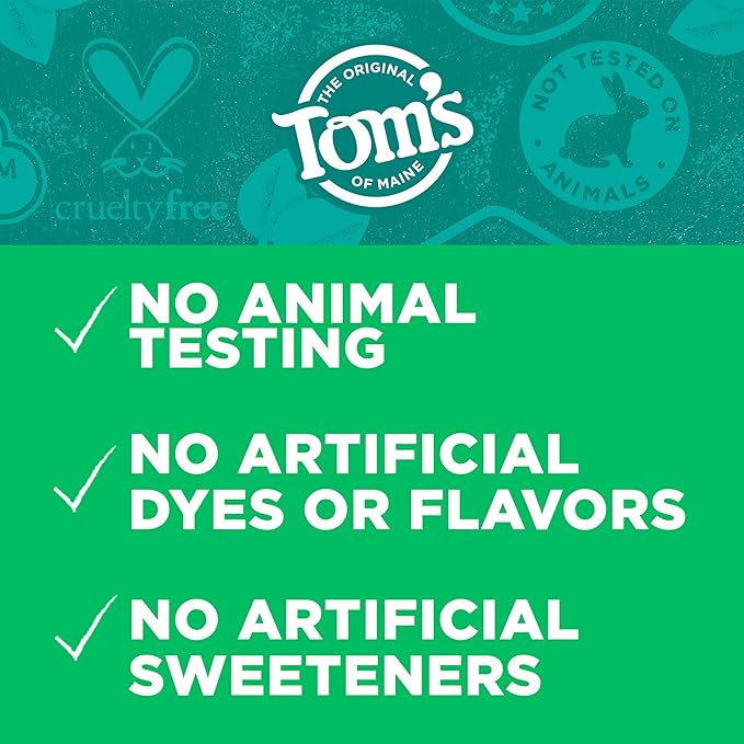 Tom's of Maine Wicked Fresh! Natural Anticavity Toothpaste, with Fluoride, 3 Pack, 4.0oz