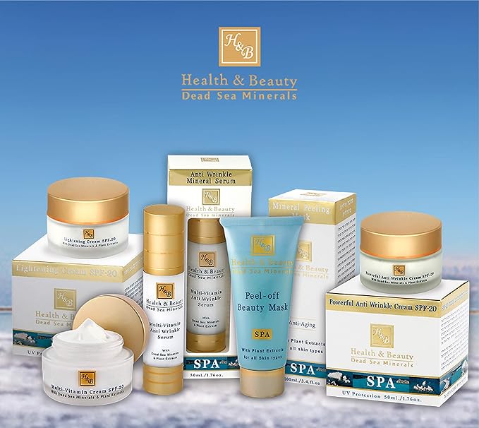 H&B Protective Anti-Wrinkle Anti-aging Facial Cream for Men Face Moisturizer Dead Sea Minerals