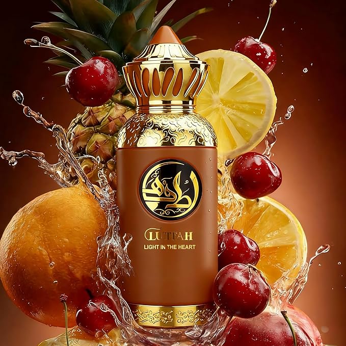 Lutfah Light In The Heart Luxury Cologne for Men - Bergamot,Elemi,Amberoxan-80ml Eau de Parfum - Long Lasting - Versatile Signature - Elite Gift