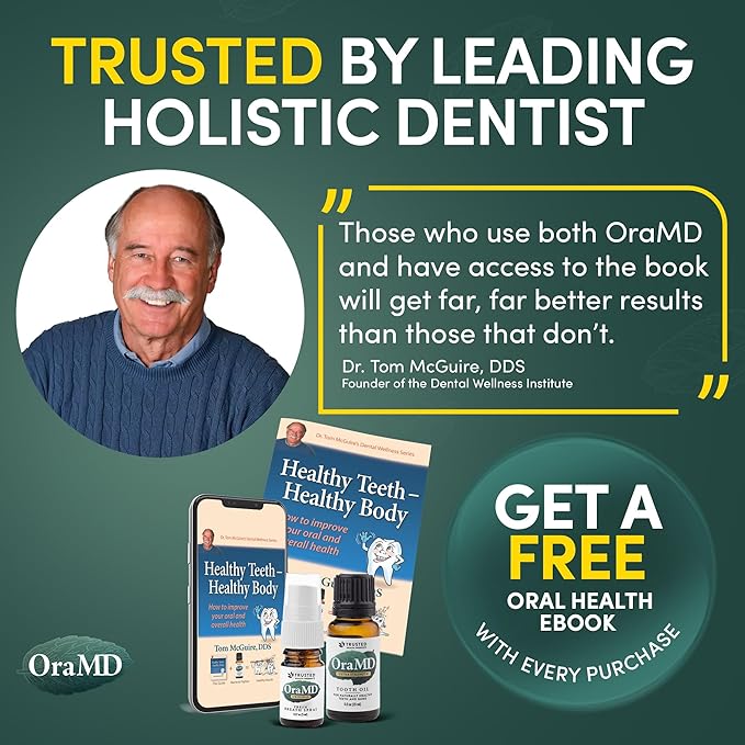 OraMD Fresh Breath Spray for Gum Health - 3-Pack, Bad Breath Treatment, Periodontal Disease Therapy, Fights Oral Pathogens, Reduces Gum Pockets & Plaque Build-Up