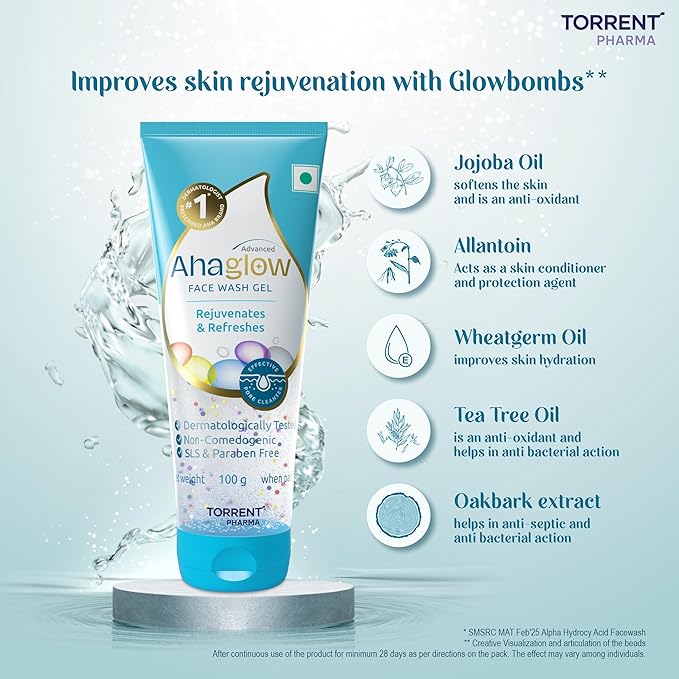 Torrent Ahaglow Skin Rejuvenating Face Wash Gel - 100G