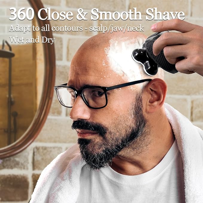2 Pack Blade Pro Replacement Head Compatible with Remington Balder Pro XR7000, 5 Dual Track Shaver Heads for a Smooth and Close Shave with No-Irritation.