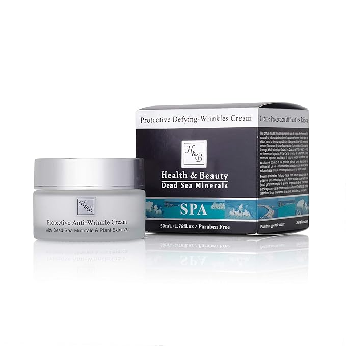 H&B Protective Anti-Wrinkle Anti-aging Facial Cream for Men Face Moisturizer Dead Sea Minerals