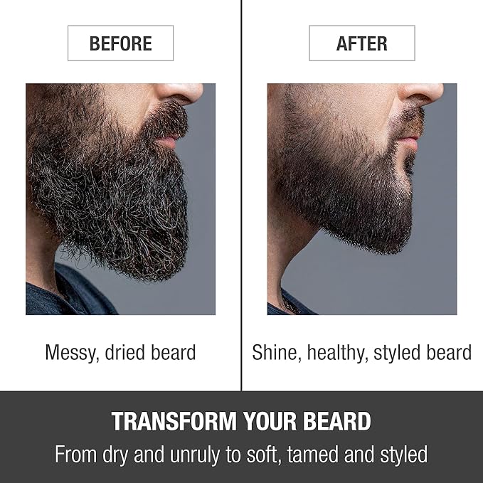 Red by Kiss Groomane Beard Balm Sandalwood, 3oz, Conditioning & Styling with Argan Oil & Sweet Almond Oil, Light Hold, Softens & Tames Facial Hair
