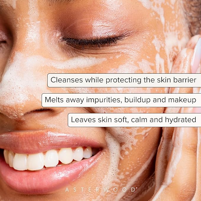 Asterwood Naturals Barrier Boost Cleansing Gel + Body Peptide Cream