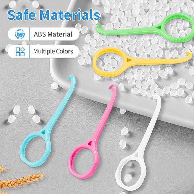 15PCS Aligner Removal Tool - Removal Aligner Tooth Hook for Invisible Braces - 5 Colors Retainer Kit - Braces Care Kit
