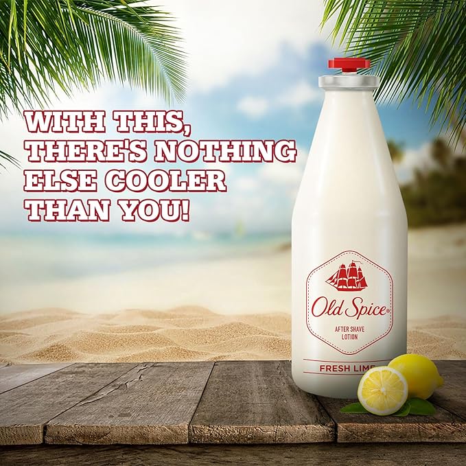 Old Spice After Shave Lotion, Fresh Lime 50ml