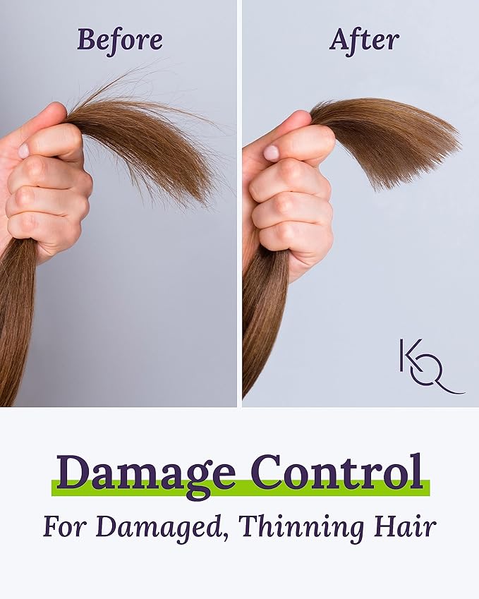 Keranique Shampoo for Dry, Damaged Hair - Keratin-Infused, Sulfate-Free, Anti-Hairfall Control, Deep Repair